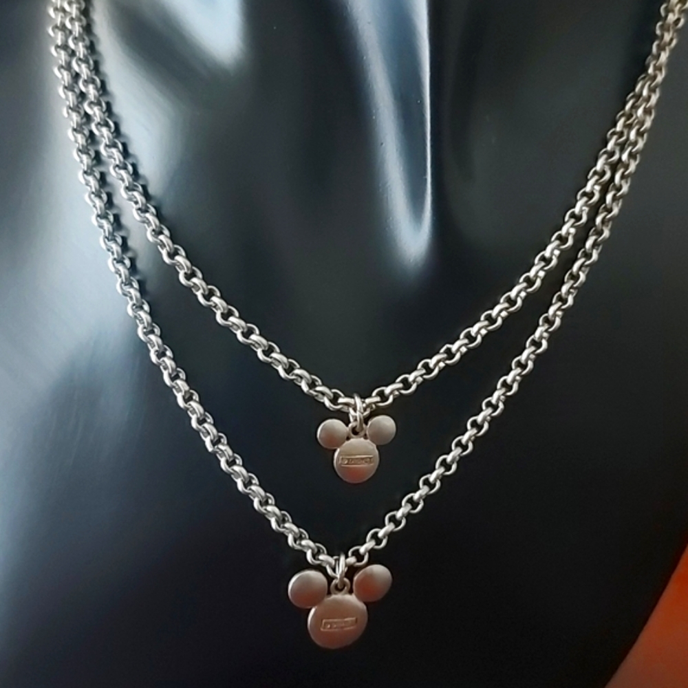 Disney rare vintage Silver Tone necklace